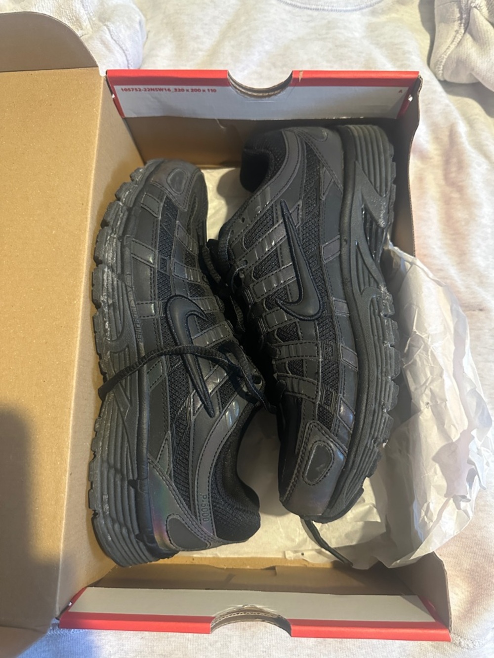 Nike Black All-Black Trail/Running Sneakers